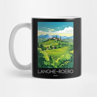 A Pop Art Travel Print of Langhe-Roero - Italy Mug